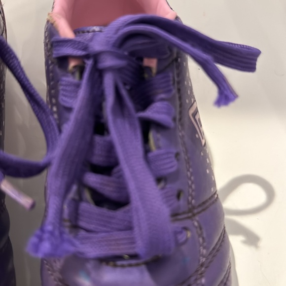 Dream Pairs Superflight 1K Girls Purple/Pink Soccer Cleats - Toddler Size 11 - Picture 5 of 12